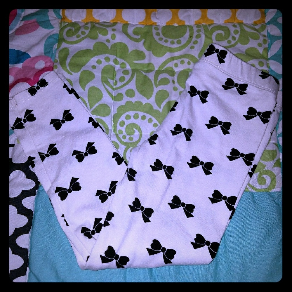 Janie and Jack Bow Leggings